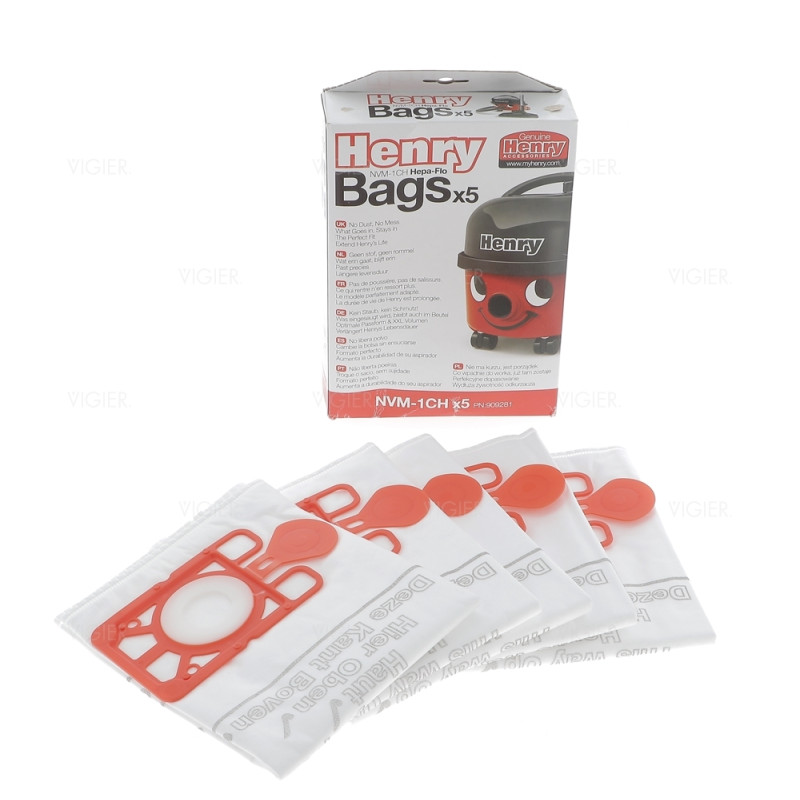 5 SACS HEPAFLO 9 LITRES ASPIRATEUR NUMATIC