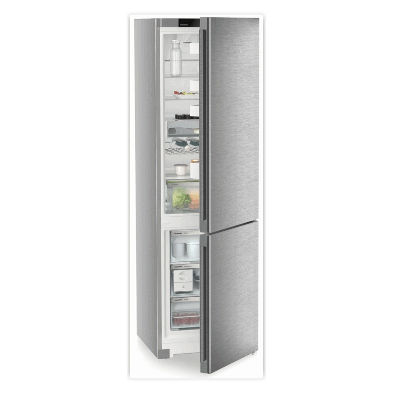 Réfrigérateur combiné inox 371l Liebherr