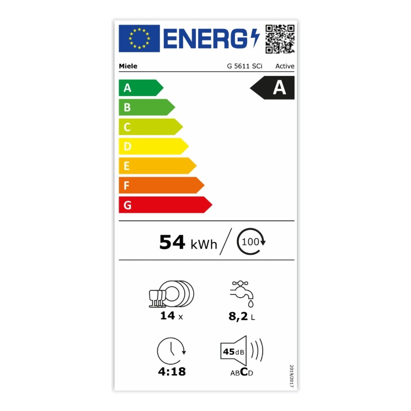 Lave vaisselle intégrable 45db Miele