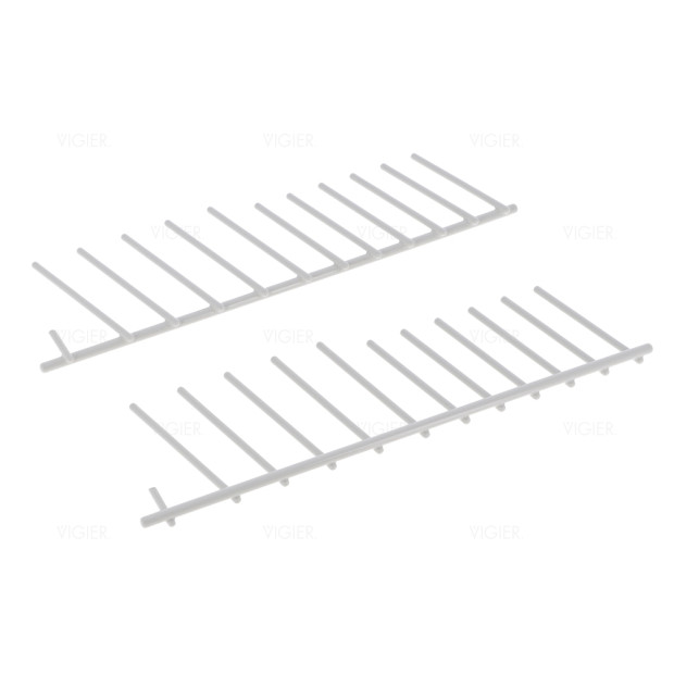Rangée de pics panier inferieur lave vaisselle Miele
