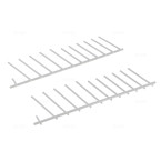 Rangée de pics panier inferieur lave vaisselle Miele