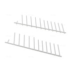 Rangée de pics panier inferieur lave vaisselle Miele