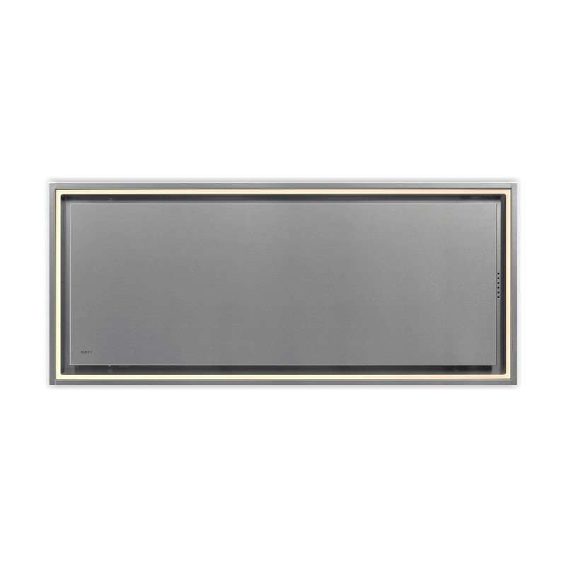 Hotte plafond pureline pro 120cm inox Novy
