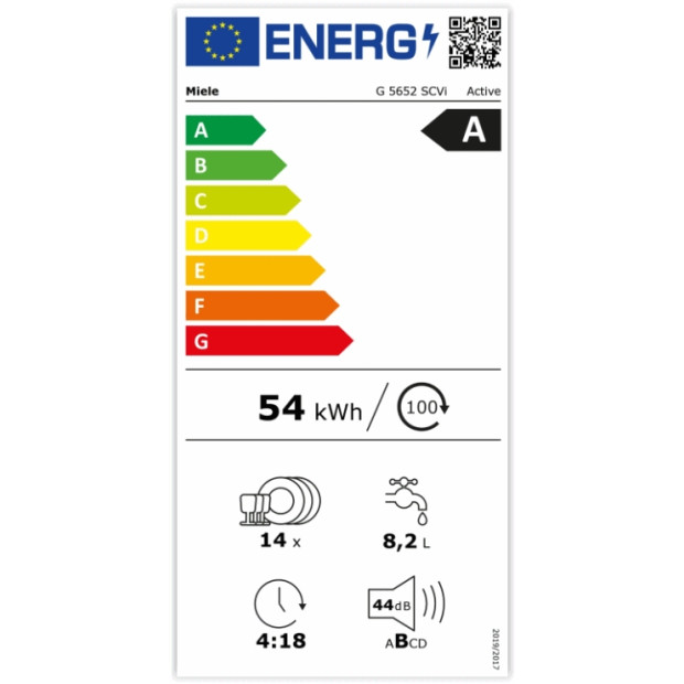 Lave vaisselle tout-intégrable 44db Miele