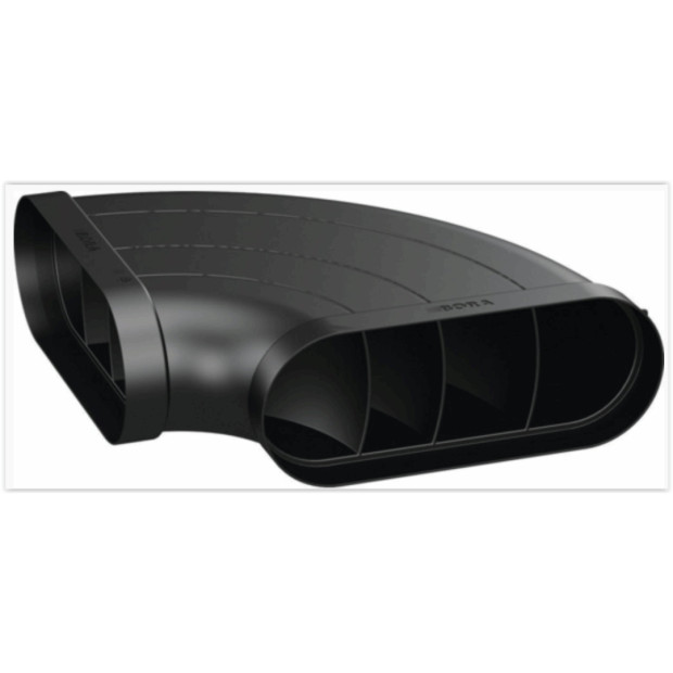 BORA COUDE 90° PLAT HORIZONTAL JOINTERIE INCLUSE (2 JOINTS)