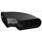 BORA COUDE 90° PLAT HORIZONTAL JOINTERIE INCLUSE (2 JOINTS)