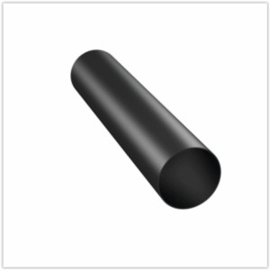 Conduit rond 750mm noir Ecotube Bora ER750/1