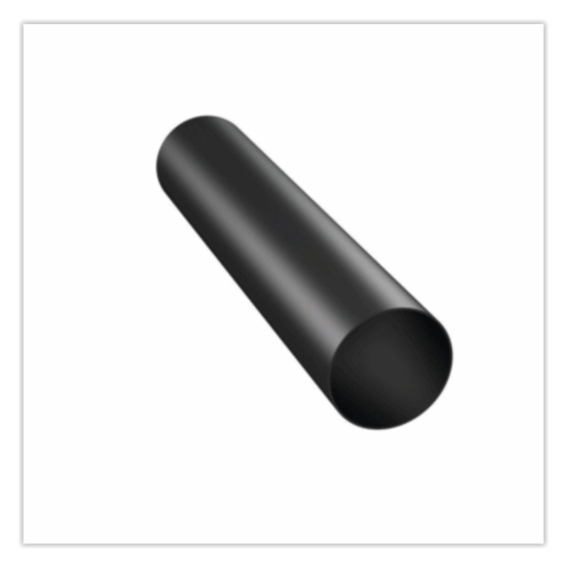Conduit rond 750mm noir Ecotube Bora ER750/1