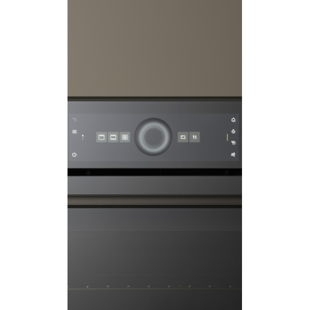 Four combiné vapeur CombairSteamer V2000 miroir noir VZUG