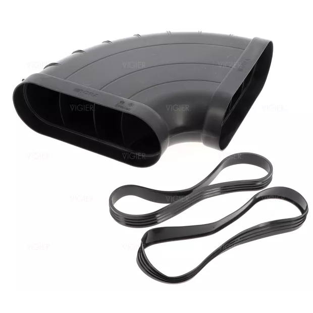 BORA COUDE 90° PLAT HORIZONTAL JOINTERIE INCLUSE (2 JOINTS)