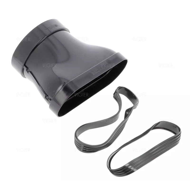 Raccord mixte plat/rond droit jointerie incluse Bora