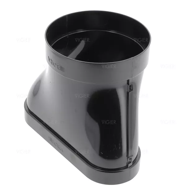 Raccord mixte plat/rond droit jointerie incluse Bora