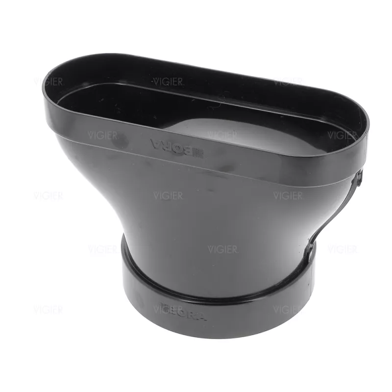 Raccord mixte plat/rond droit jointerie incluse Bora