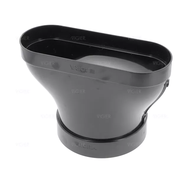 Raccord mixte plat/rond droit jointerie incluse Bora