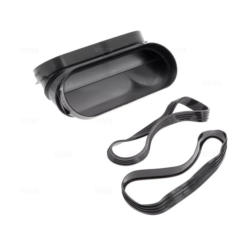 BORA COUDE 90° PLAT VERTICAL JOINTERIE INCLUSE (2 JOINTS)