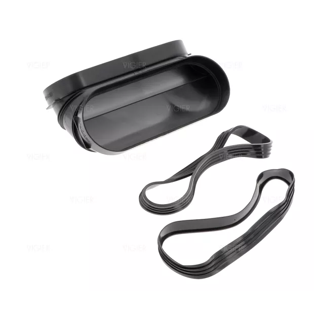BORA COUDE 90° PLAT VERTICAL JOINTERIE INCLUSE (2 JOINTS)