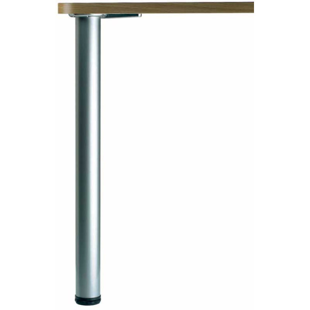 PIED DE TABLE ROND INOX BROSSE HAUTEUR 700MM