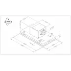 Hotte plafonnier intégrée 90cm inox Novy Pure'Line Pro 6932