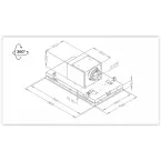 Hotte plafonnier 90cm inox 713m/3 Novy Pureline Pro
