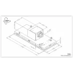 Hotte plafonniers Novy Pureline Pro 120 cm Noir