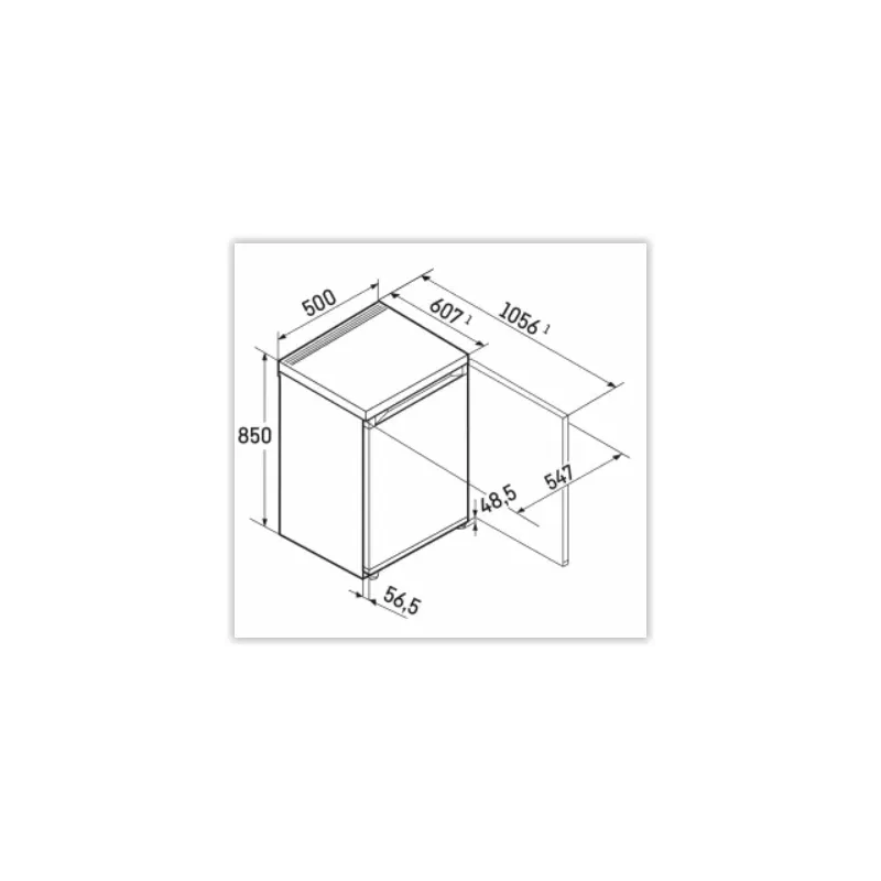 Réfrigérateur table-top tout-utile 110l Liebherr