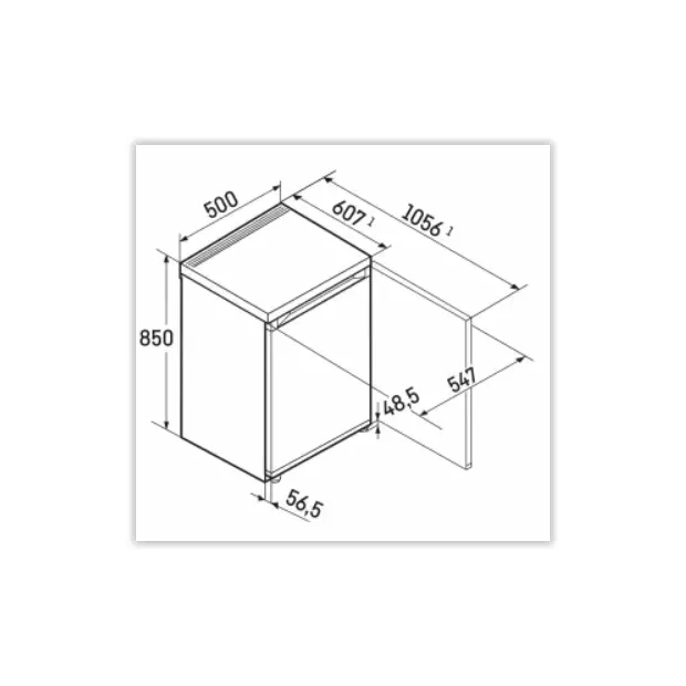 Réfrigérateur table-top tout-utile 110l Liebherr