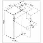 Réfrigérateur posable 1 porte 140cm Liebherr