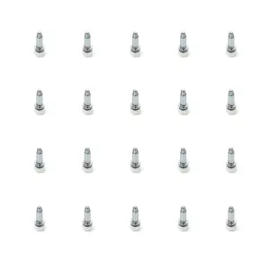 Lot de 20 vérins réglable hexagonaux M6 acier et plastique