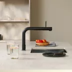 Mitigeur eau bouillante Front Noir avec reservoir PRO3