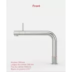 Mitigeur eau bouillante Front Gun Métal-Réservoir PRO3