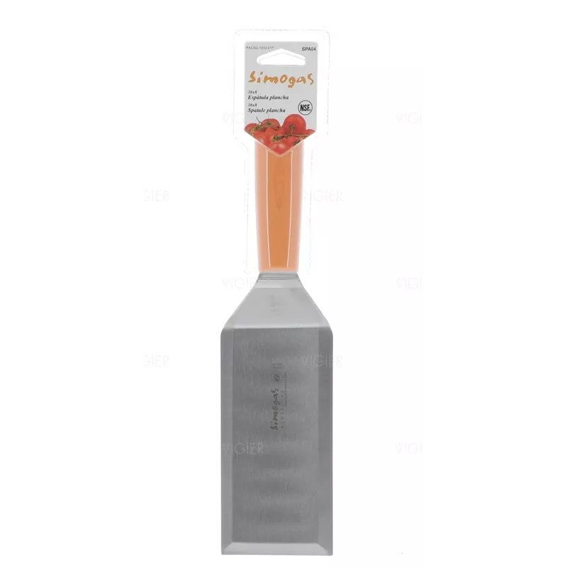 SPATULE PRO ENTRETIEN PLANCHA 12X8 SIMOGAS SPA03