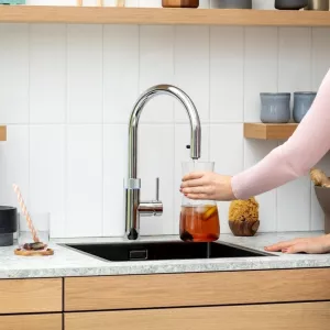 Mitigeur eau bouillante Douchette Flex Chromé réservoir PRO3