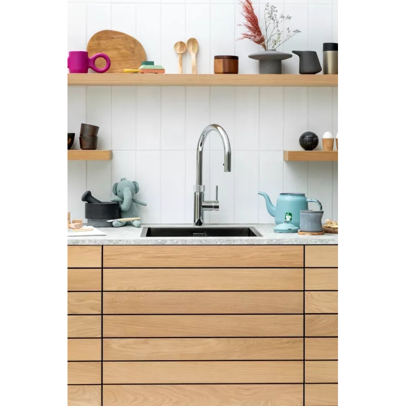 Mitigeur eau bouillante Douchette Flex Chromé réservoir PRO3