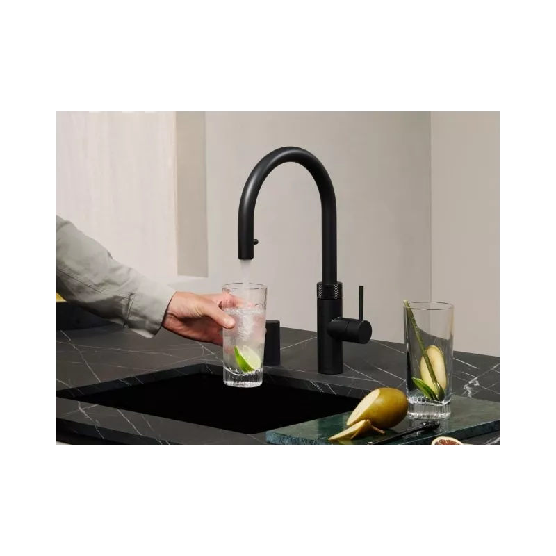 Mitigeur eau bouillante Douchette Flex Noir réservoir PRO3