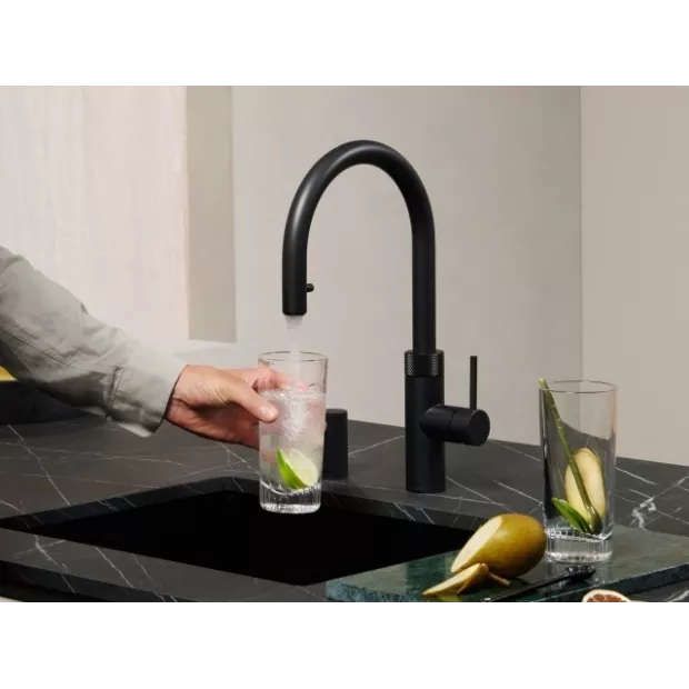 Mitigeur eau bouillante Douchette Flex Noir réservoir PRO3