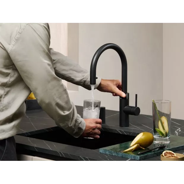 Mitigeur eau bouillante Douchette Flex Noir réservoir PRO3