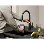 Mitigeur eau bouillante Douchette Flex Noir réservoir PRO3