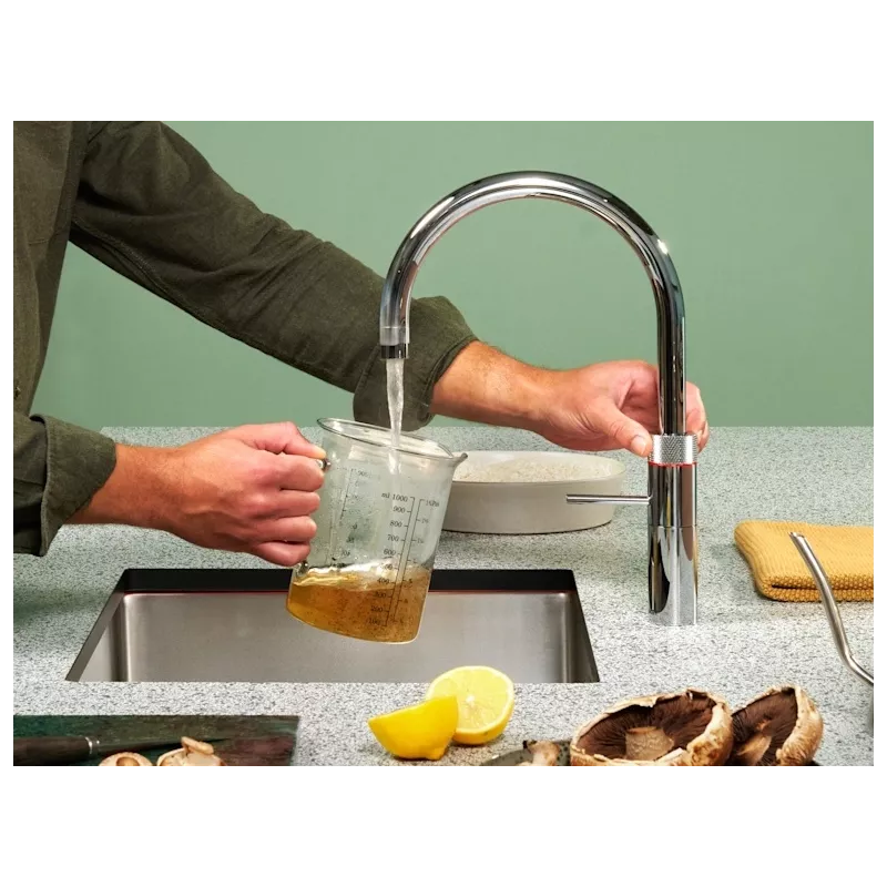 Mitigeur eau bouillante Douchette Fusion Round Chromé - PRO3