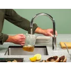 Mitigeur eau bouillante Douchette Fusion Round Chromé - PRO3