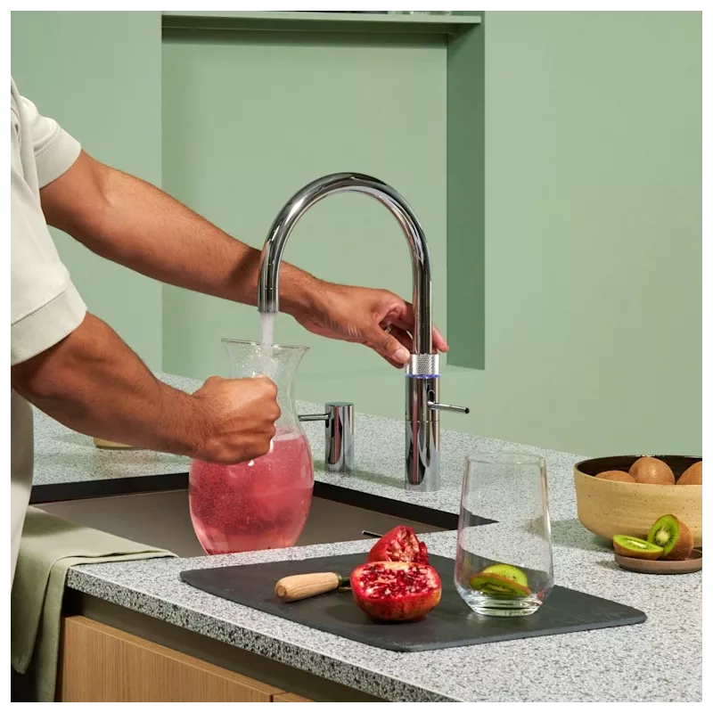 Mitigeur eau bouillante Douchette Fusion Round Chromé - PRO3