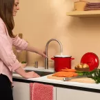 Mitigeur eau bouillante Fusion Round iNOX - Réservoir PRO3