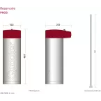 Mitigeur eau bouillante Fusion Gun Métal - Réservoir PRO3