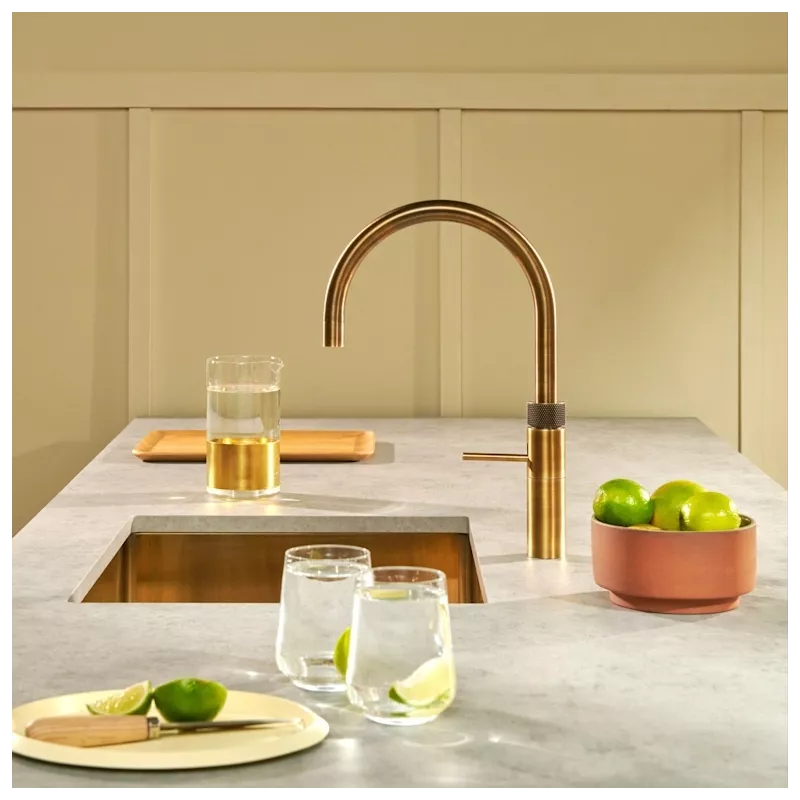 Mitigeur eau bouillante Fusion Laiton patiné Réservoir PRO3