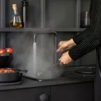 Mitigeur eau bouillante Fusion Square Noir - Réservoir PRO3