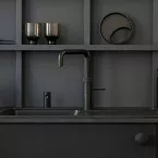 Mitigeur eau bouillante Fusion Square Noir - Réservoir PRO3