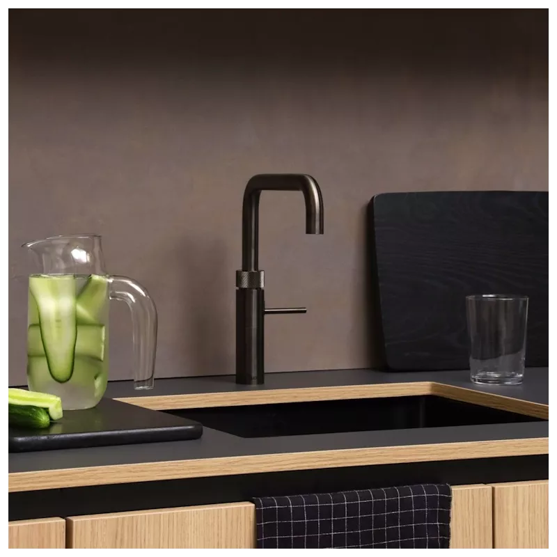 Mitigeur eau bouillante Fusion Square Gun Métal - PRO3