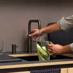Mitigeur eau bouillante Fusion Square Gun Métal - PRO3