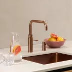Mitigeur eau bouillante Fusion Square Cuivre rosé - PRO3