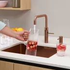 Mitigeur eau bouillante Fusion Square Cuivre rosé - PRO3