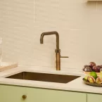 Mitigeur eau bouillante Fusion Square Cuivre rosé - PRO3